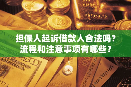 北京担保人起诉借款人合法吗？流程和注意事项有哪些？