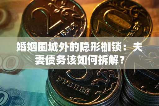 北京婚姻围城外的隐形枷锁：夫妻债务该如何拆解？